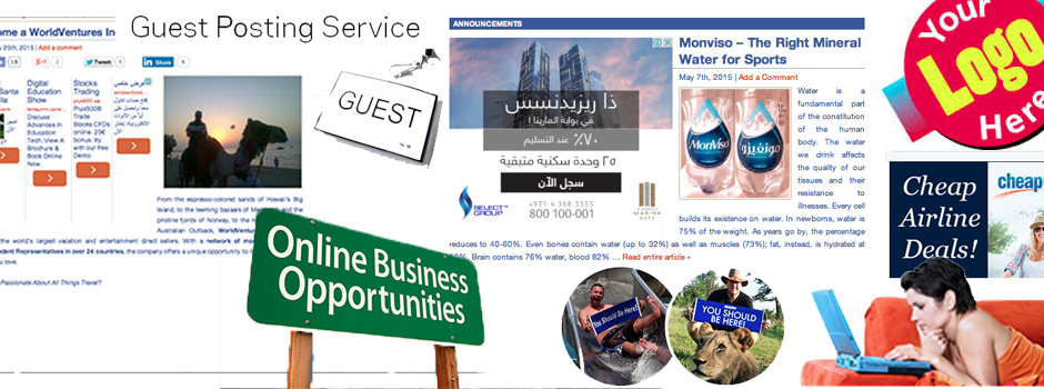 Web Ads Opportunity, Guest Post Service Dubai