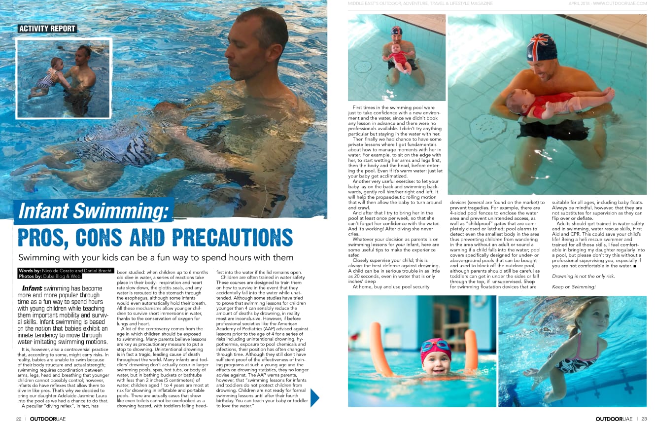 Outdoor UAE Infant Swimming